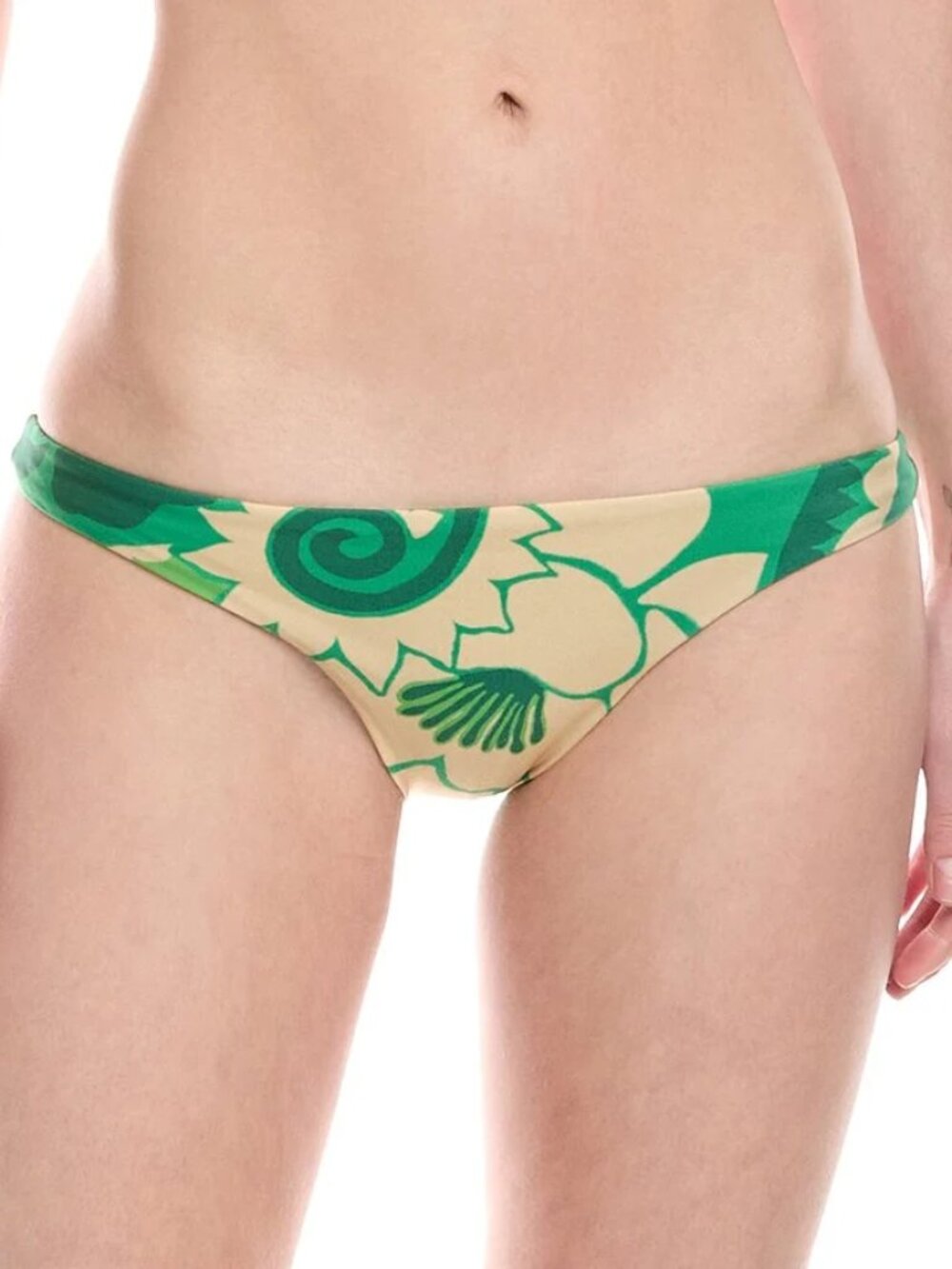 FARM RIO 'Tropical Groove' Low-Rise Bikini Swimsuit Bottom, Green Multicolor